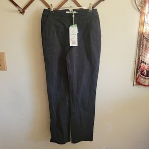 NWT Adventura Raleigh Pant Straight Leg Tapered Black Stretch Small 4
